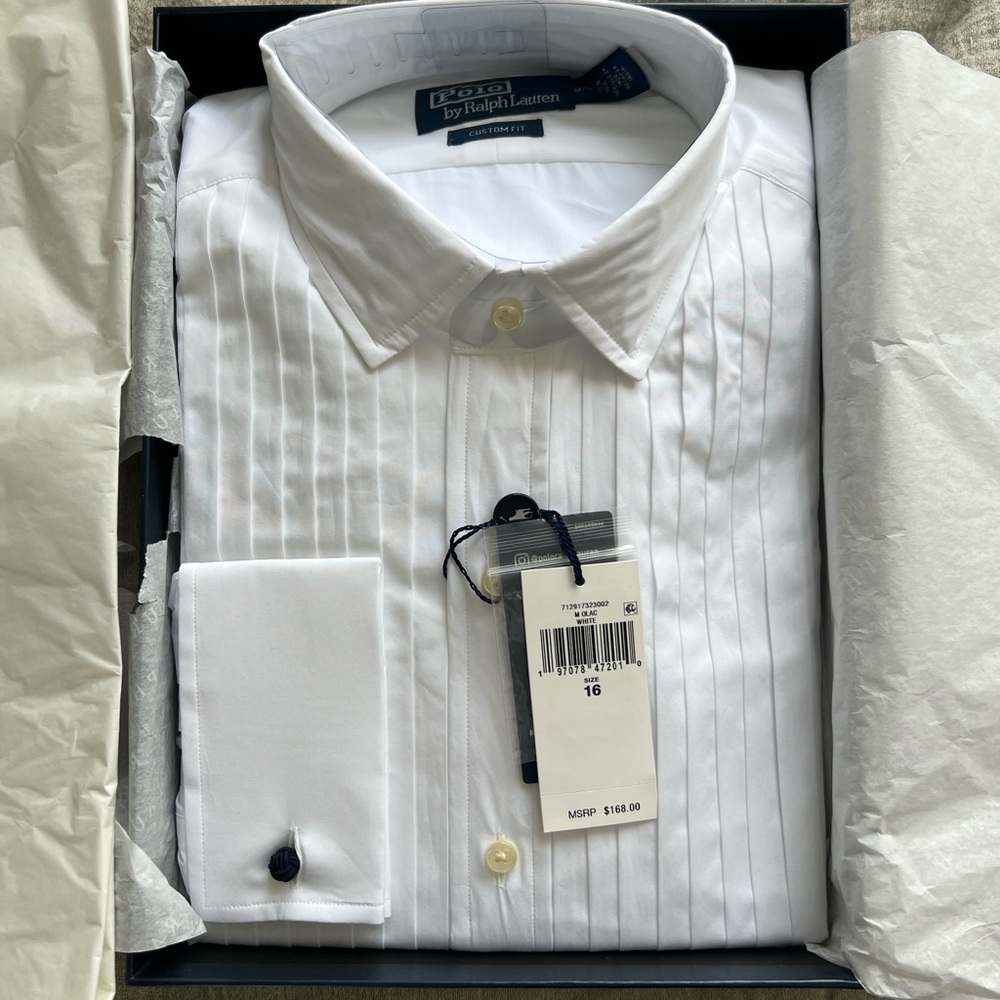 Polo by Ralph Lauren Men's White Dress Shirt